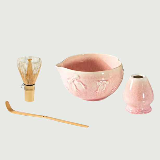 Pink ribbon set